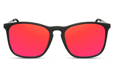 Heart-shaped sunglasses with pink lenses